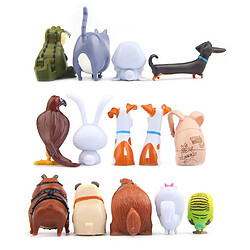 Universal La vie secrète des mini-personnages jouets pour animaux de compagnie 14PCS