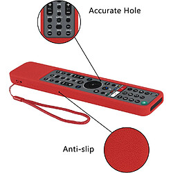 SANAG etui De Protection En Silicone Pour Sony Tv Telecommande Vocale, Rmf-Tx500E Rmf-Tx600E Rmf-Tx611E Rmf-Tx520E, Housse Coque Pour Sony Telecommande, Antiderapage, Antisismique, Lavable(Rouge) pas cher