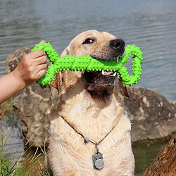 Jouets à mâcher pour chien en caoutchouc résistant Os de 13 pouces Jouet pour chien chiots avec design convexe Jouet interactif solide pour chien pour les mâcheurs agressifs Petits et grands chiens