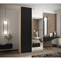 Abiks Meble Armoire à portes battantes Lux 3 245,5/130/64 2 portes