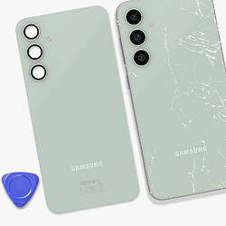 Acheter Samsung Vitre Arrière pour Samsung Galaxy S23 FE avec Lentille Caméra Original Vert Pâle