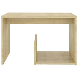 Acheter Maison Chic Table d'appoint | Table Basse Chêne sonoma 59x36x38 cm Aggloméré -GKD96578