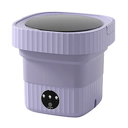 Mini Machine à Laver Lave-linge portable pliable 6 litres - 1,27 kg - MAXWORK - Violet