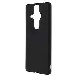 Coque en TPU anti-empreintes digitales, caoutchouté, anti-rayures noir pour votre Sony Xperia Pro-I