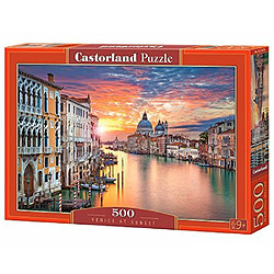 castorland Venise au coucher du soleil Puzzle (500 piAces)