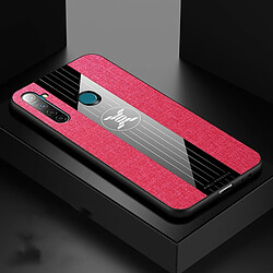 Wewoo Coque Souple Pour TPO Realme Q XINLI tissu de couture Antichoc TPU de protection Rouge