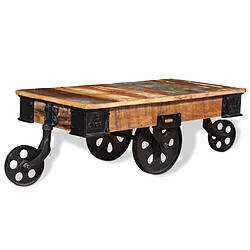 Acheter vidaXL Table basse Bois de récupération 90x45x35 cm