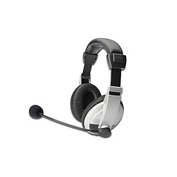 Digitus DA-12201 Casque audio Binaural Bandeau Noir, Blanc