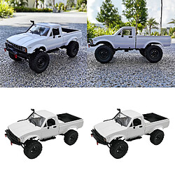 2x WPL C24 1/16 4WD Climber RC Voiture KIT Escalade Pick-up Enfants Jouet C24-1 pas cher