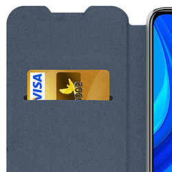 Avizar Étui Huawei P smart 2020 Portefeuille Clapet Porte-carte Bleu Nuit pas cher