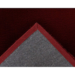 Avis Lisa Design Joy - tapis rectangulaire - fausse fourrure - rouge