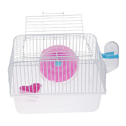 cage de hamster portable pour animaux de compagnie cochon d'inde gerbilles souris maison avec talon rouge