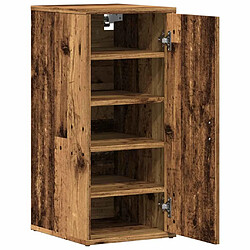 Acheter vidaXL Armoire à chaussures vieux bois 32x35x70 cm bois d'ingénierie