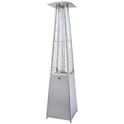 Chauffage Extérieur Gaz Favex - Pyramide - Silver- 13 Kw - Housse De Protection