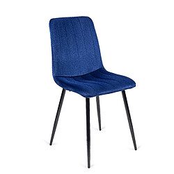 Vivaldi Chaise IBIS Bleu Marine Velours