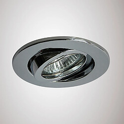 Inspired Downlight encastré réglable GU10, chrome poli (ampoule non incluse)