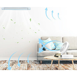 Avis Refroidisseur de Tête Secouant Mural Portatif de Bureau d'Affichage de la Température de Ventilateur Intelligent de Circulation d'Air Pliable USB F16