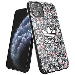 Adidas Coque Silicone pour iPhone 11 Pro Motif Floral Bords Surélevés Multicolore