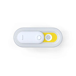 Universal 0.5W Armoire lumineuse induite par le corps intelligent Placard LED Capteur USB Recharge Chambre Lampe de chevet pour la nuit (jaune)