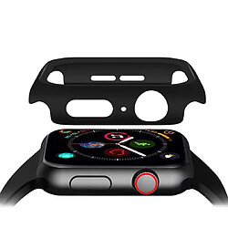 Wewoo Boîtier pour PC à couverture totale + protecteur en verre trempé Apple Watch série 5/4 44 mm noir pas cher