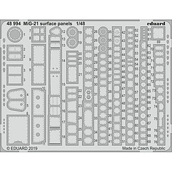 MiG-21 surface panels for Eduard - 1:48e - Eduard Accessories