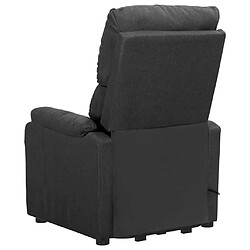 Avis vidaXL Fauteuil Gris foncé Tissu