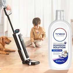 TINECO Liquide nettoyant à la lavande pour aspirateur spécial animaux de compagnie.