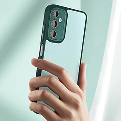 Avis Avizar Coque pour Samsung Galaxy A25 5G Dos Rigide Fumé Bloc Caméra Protégé Vert Foncé