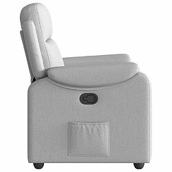 Avis vidaXL Fauteuil inclinable gris nuage tissu