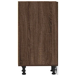 Acheter vidaXL Armoire de plancher chêne marron 30x44,5x81,5 cm