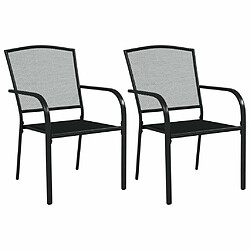 Acheter Maison Chic Ensemble de salle à manger de jardin 3 pcs,Table et chaises d'extérieur anthracite acier -GKD691352