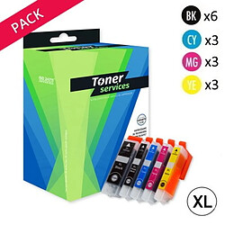 TONER SERVICES Compatible Epson 26XL Pack 15 cartouches Noir cyan magenta jaune T2636