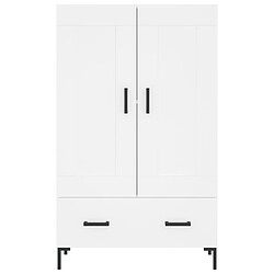 Acheter vidaXL Buffet haut blanc 69,5x31x115 cm bois d'ingénierie