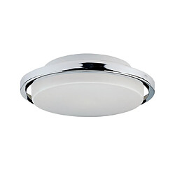 Elstead Lighting Plafonnier Salle de bains Ryde Verre,Acier Chrome poli