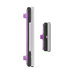 Avizar Clappio Bouton Power et Volume pour Samsung Galaxy S10 et S10 Plus Blanc