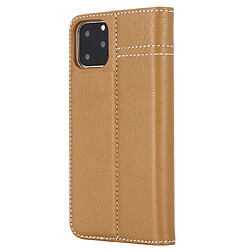 Avis Wewoo Coque Pour iPhone 11 Pro GEBEI Etui de protection en cuir à rabat avec support et fentes cartes Kaki