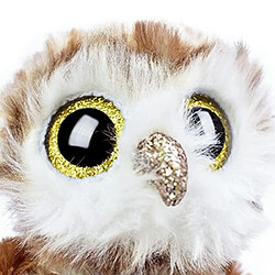 TY T36326 Percy BARN OWL-Bonnet BOOS, Multicolore, 15 cm