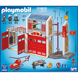 Playmobil® 9462 Playmobil Caserne de pompiers avec hélicoptère 1218