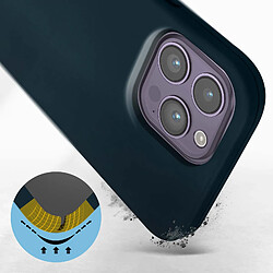 Avis Avizar Coque pour iPhone 14 Pro Semi-rigide Soft-touch Fine bleu nuit