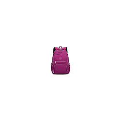 Sac à dos sac à dos scolaire sac pour ordinateur portable sac de voyage, taille: 31X14X42cm (T0989 violet rouge)