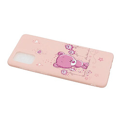 Coque en silicone avec lanière rose clair pour votre Samsung Galaxy A33 5G