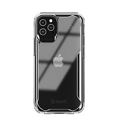 Muvit Coque pour iPhone 12 / 12 Pro Recycletek Renforcée et Antichoc 2M Transparent