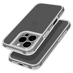 Avizar Coque pour iPhone 16 Pro Coins Antichoc Bumper Noir