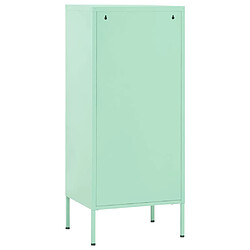 Acheter vidaXL Armoire de rangement Vert menthe 42,5x35x101,5 cm Acier