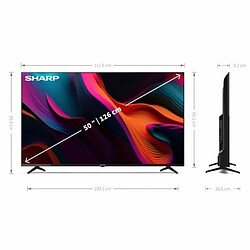 TV intelligente Sharp 4K Ultra HD LED HDR pas cher