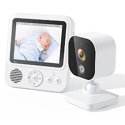 Babyphone Camera Sans Fil Vision Nocturne Écran 2.8 Pouces Audio Bidirectionnel EU Plug YONIS