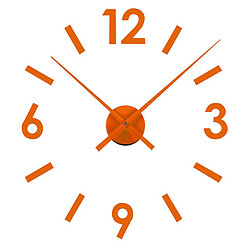 Horloge Murale polypropylène Orange (4 x 21,5 x 62 cm)