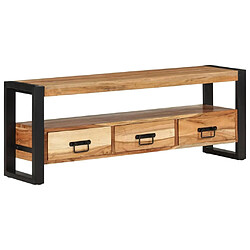 Maison Chic Meuble TV scandinave - Banc TV pour salon 120x30x45 cm bois d'acacia massif -MN18311