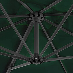 Maison Chic Parasol Jardin | Parasol avec base portable Vert - GKD58116 pas cher