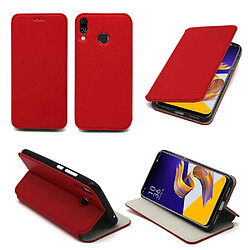 Asus ZenFone 5 ZE620KL Etui rouge Slim Style Cuir avec stand - Housse Folio Flip Cover coque de protection anti choc - Accessoires pochette XEPTIO : Exceptional case …